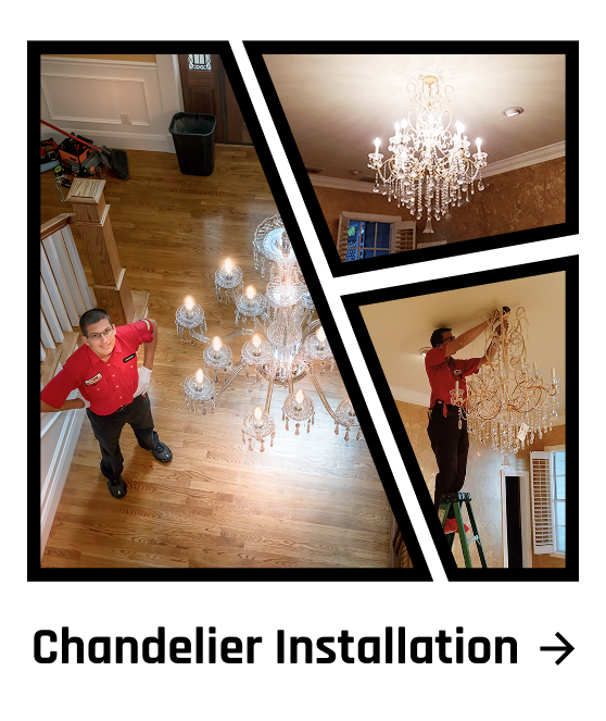 Chandelier Installation