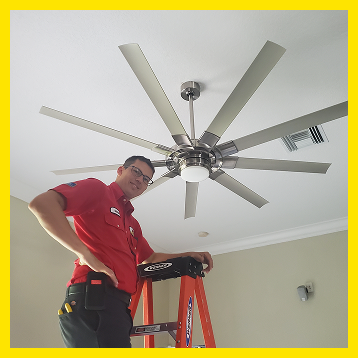 Ceiling Fan Installation in Tampa